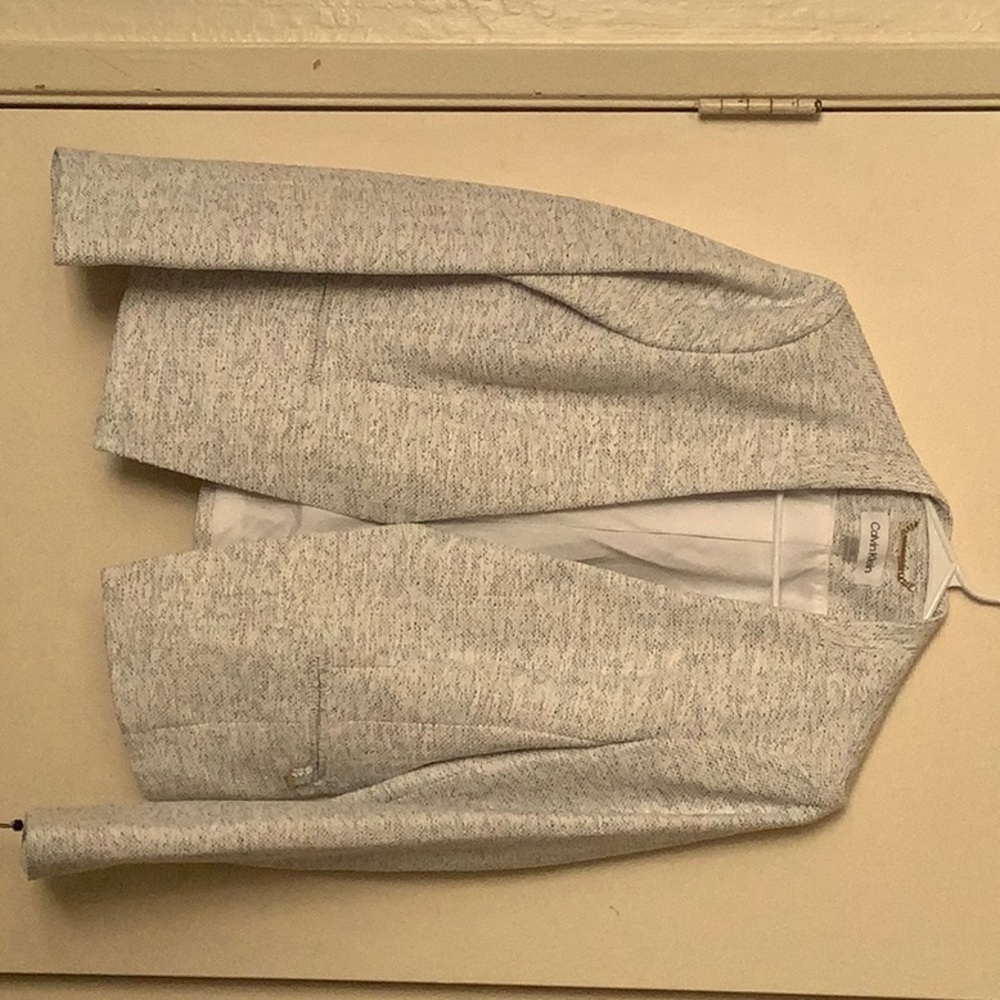 Calvin Klein petite long sleeve jacket